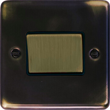 contour aged fan isolator switch (metal switch) front fc20825