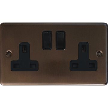 contour medium bronze double socket front fc20825