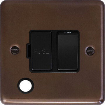 contour medium bronze switched fused spur with flex outlet front fc20825