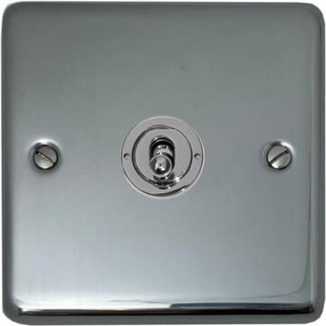 polished steel intermediate toggle switch front fc20825
