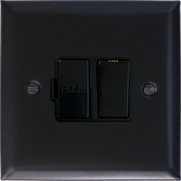 spectrum flat black switched fused spur front fc20825