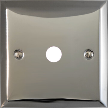 spectrum polished chrome toggle grid plate (1 gang) front fc20825