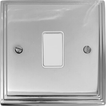 victorian polished chrome intermediate switch (white switch) front fc20825