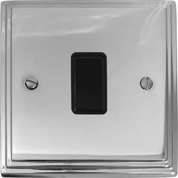 victorian polished chrome intermediate switch (black switch) front fc20825
