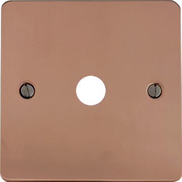 flat copper toggle grid plate (1 gang) front fc20825