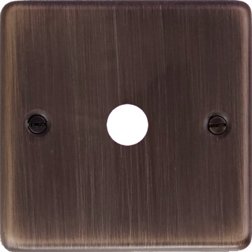 contour antique copper toggle grid plate (1 gang) front fc20825