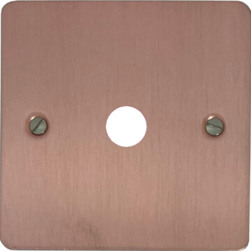 flat rose gold toggle grid plate (1 gang) front fc20825