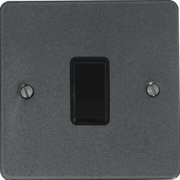 flat pewter intermediate switch (black switch) front fc20825
