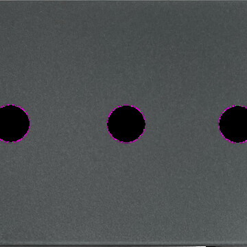 Flat Pewter Toggle Switch (3 Gang)