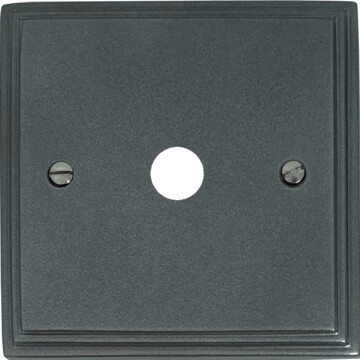 pewter toggle grid plate (1 gang) front fc20825