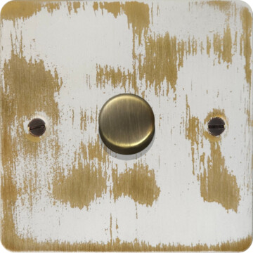 flat dover bronze led dimmer (1 gang) front fc20825