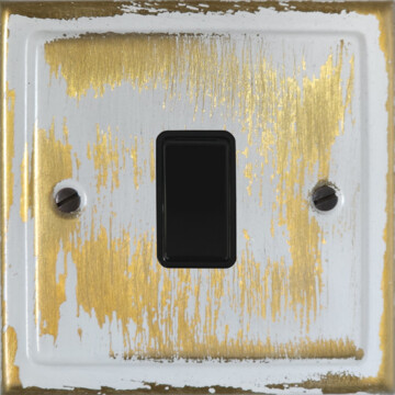 dover bronze light switch (1 gang) front fc20825