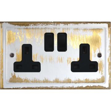 dover bronze double socket front fc20825