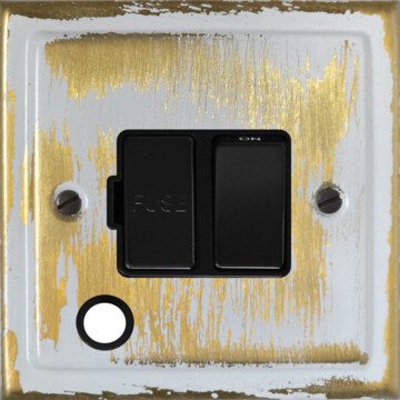 dover bronze switched fused spur with flex outlet front fc20825