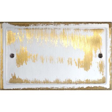 dover bronze double blank plate front fc20825