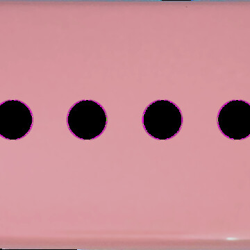 Gloss Pink Toggle (4 Gang)