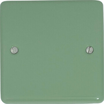 contour sage green single blank plate front fc20825