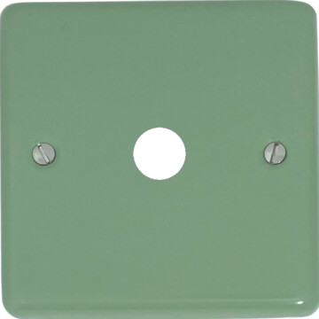 contour sage green toggle grid plate (1 gang) front fc20825