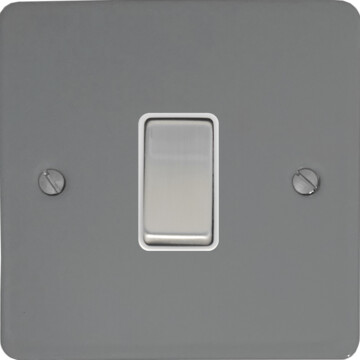 flat light grey intermediate switch (white insert/metal switch) front fc20825