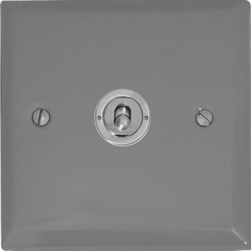spectrum light grey toggle switch (1 gang) front fc20825