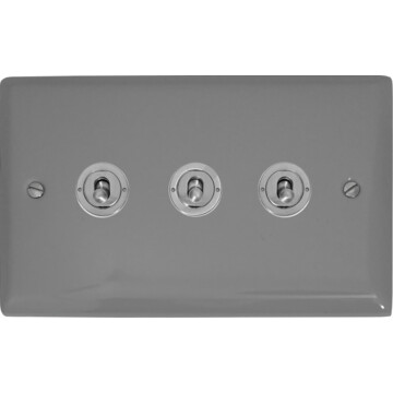 spectrum light grey toggle switch (3 gang) front fc20825