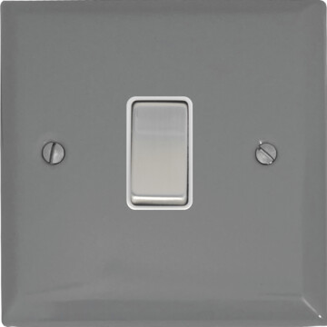 spectrum light grey intermediate switch (white insert/metal switch) front fc20825