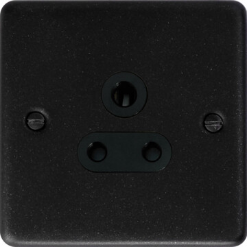 contour graphite 5a 3 pin socket front fc20825