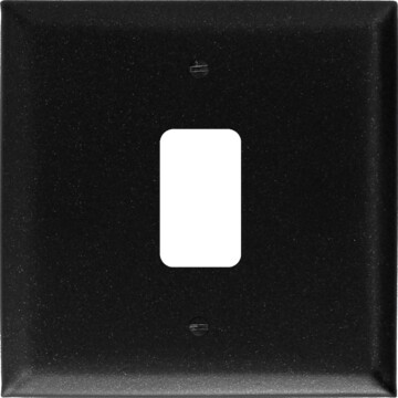 spectrum graphite grid plate (1 gang) front fc20825