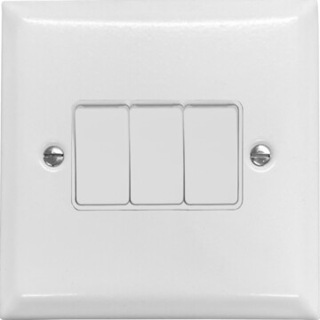 spectrum white light switch (3 gang/white switches) front fc20825