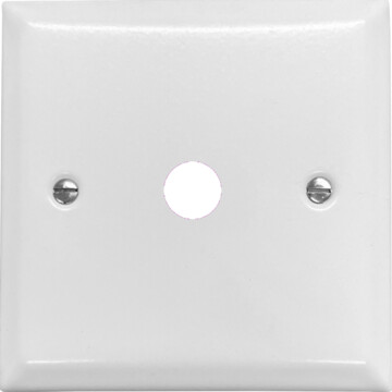spectrum white toggle grid plate (1 gang) front fc20825