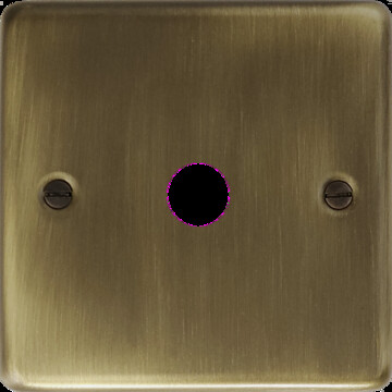 Contour Antique Brass Toggle Switch (1 Gang)