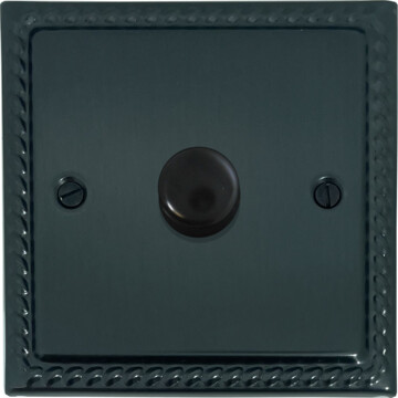 monarch black bronze led dimmer (1 gang) front fc101025