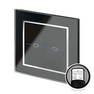 Retrotouch Black Chrome Trim Touch and Remote Dimmer