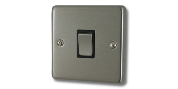 Brushed Steel Light Switches