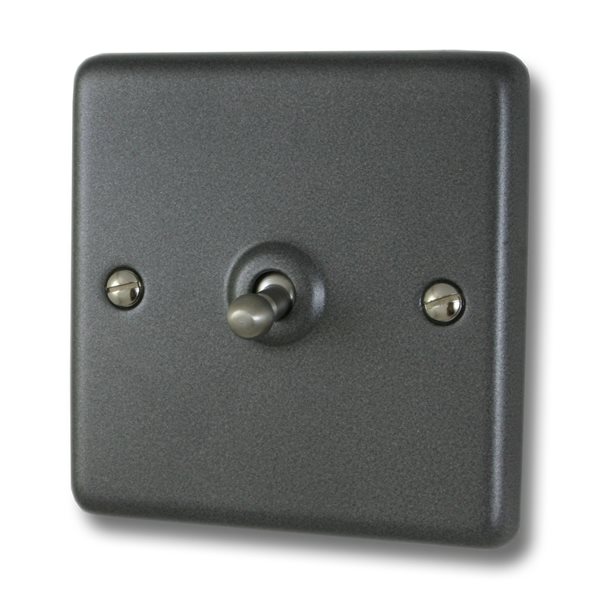 Pewter toggle light switch